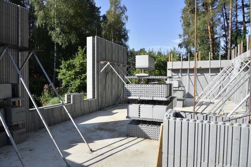 Insulation Concrete Form; ICF; Verlorene Schalung