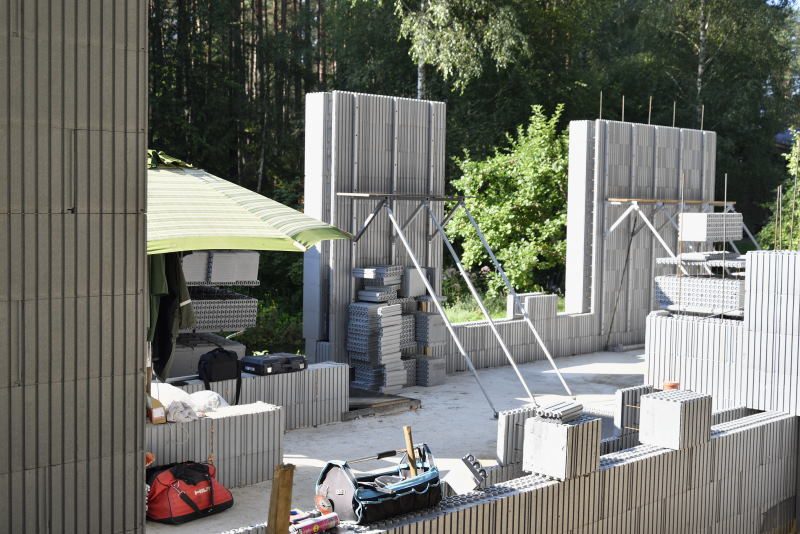 Insulation Concrete Form; ICF; Verlorene Schalung