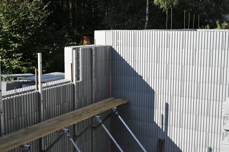 Insulation Concrete Form; ICF; Verlorene Schalung