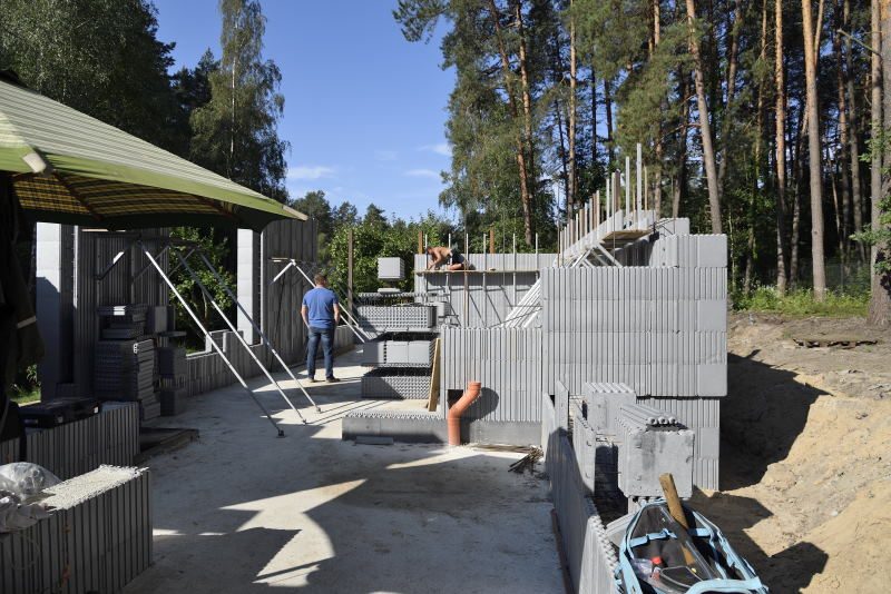 Insulation Concrete Form; ICF; Verlorene Schalung